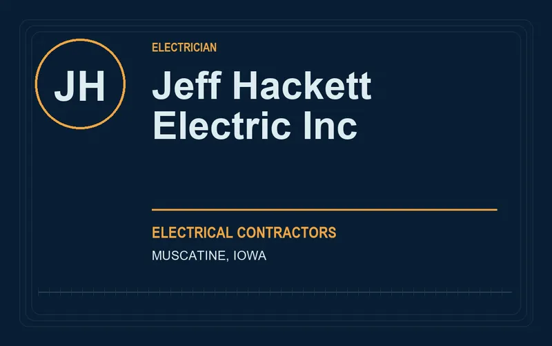 Jeff Hackett Electric Inc in Muscatine, Iowa