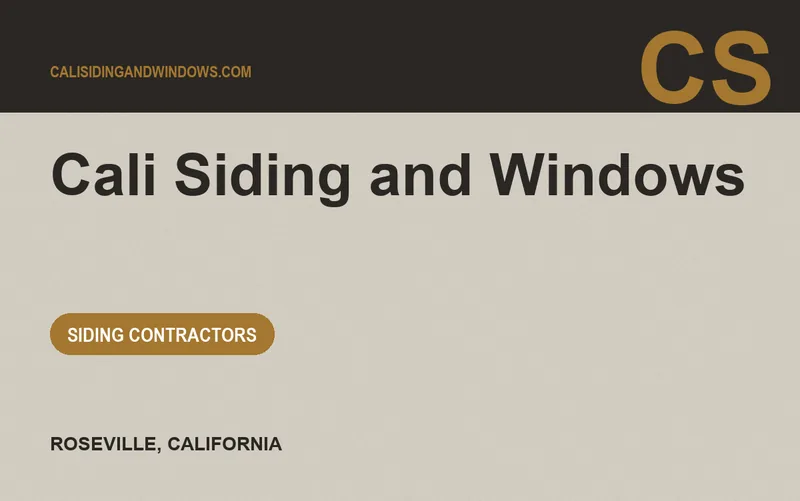 Cali Siding and Windows in Roseville, California