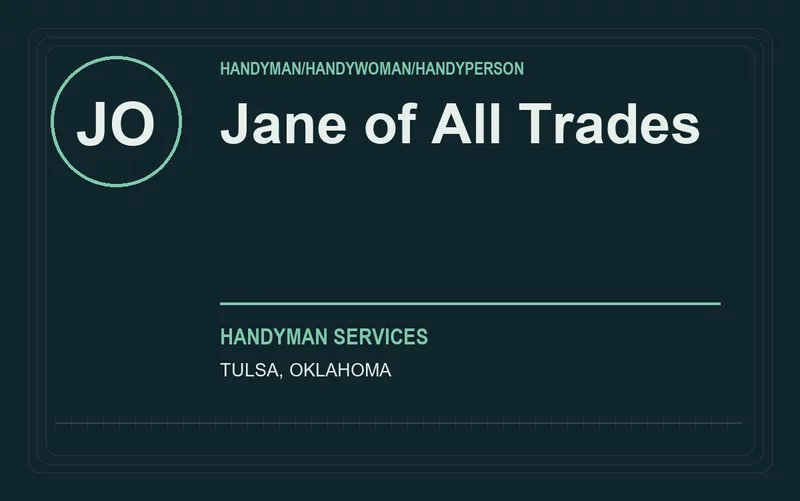 Jane of All Trades in Tulsa, Oklahoma