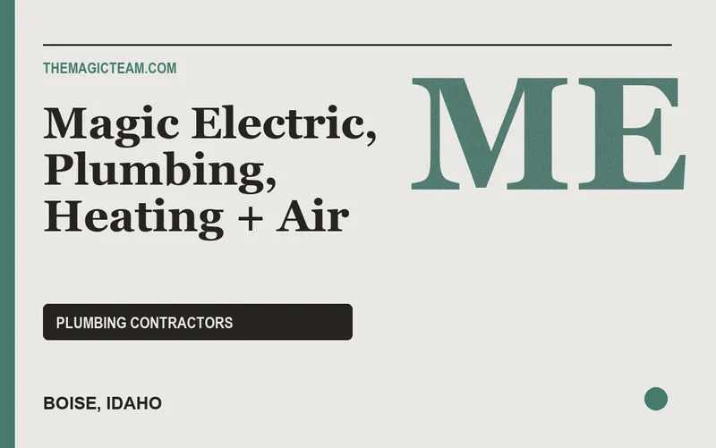 Magic Electric, Plumbing, Heating + Air in Boise, Idaho