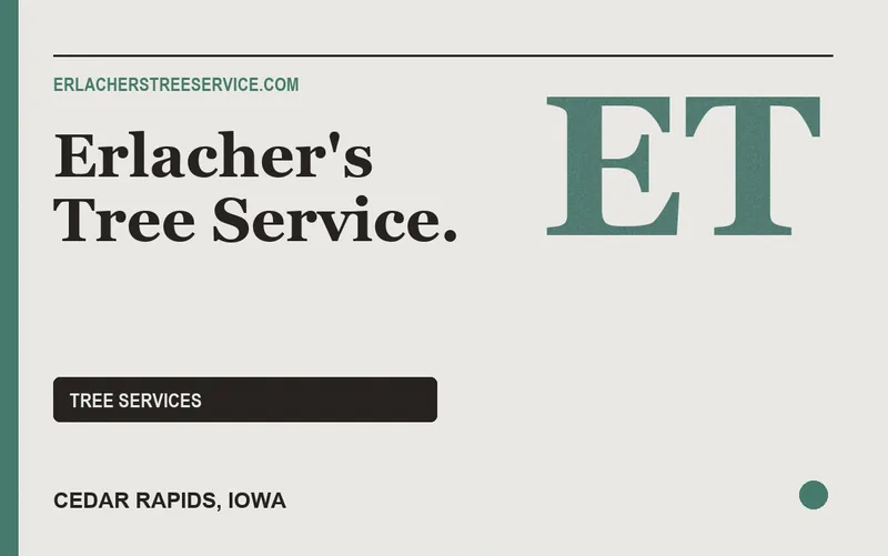 Erlacher's Tree Service. in Cedar Rapids, Iowa
