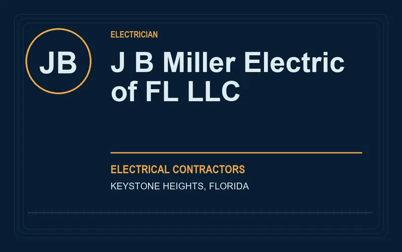 J B Miller Electric of FL LLC in Keystone Heights, Florida
