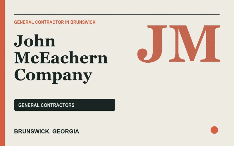 John McEachern Company in Brunswick, Georgia
