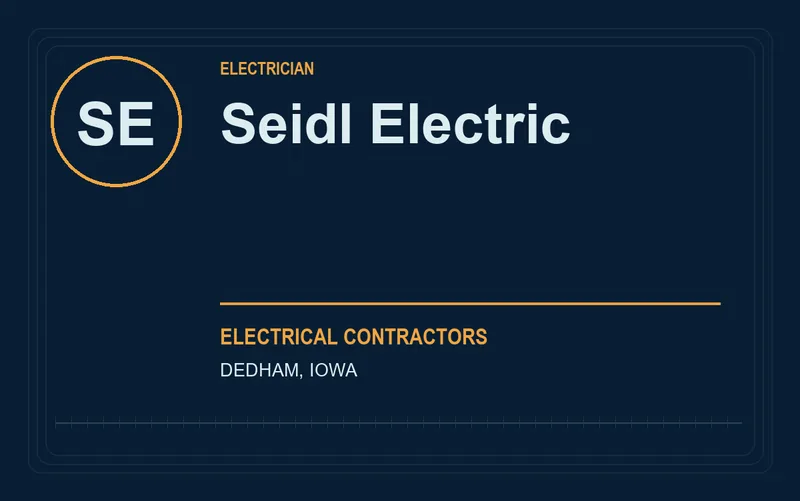 Seidl Electric in Dedham, Iowa