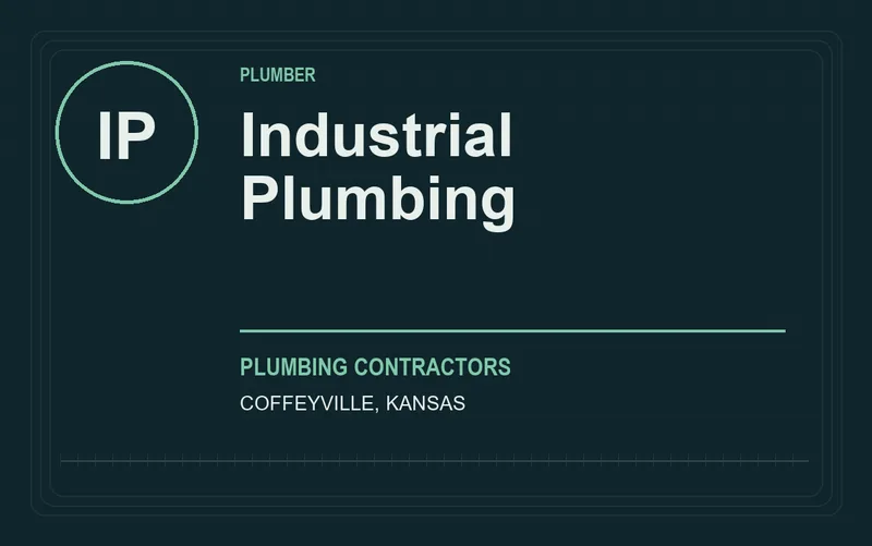 Industrial Plumbing in Coffeyville, Kansas