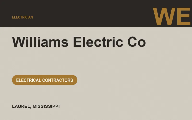 Williams Electric Co in Laurel, Mississippi