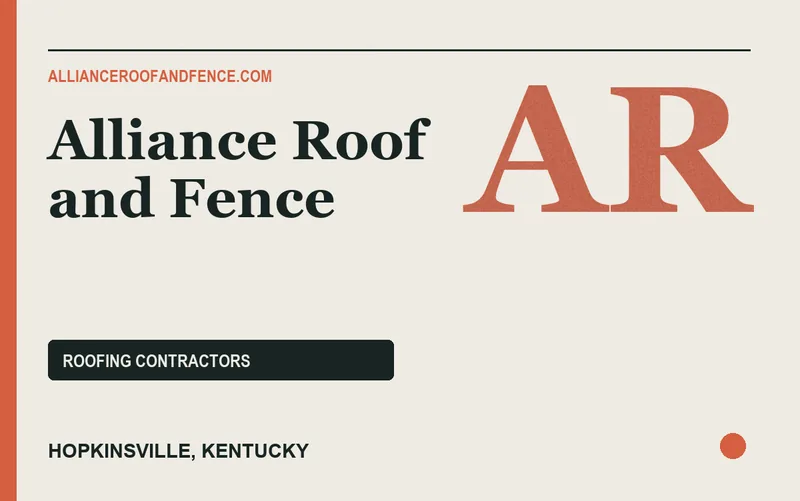Alliance Roof and Fence in Hopkinsville, Kentucky