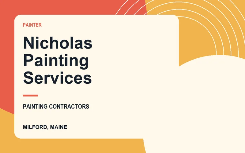 Nicholas Painting Services in Milford, Maine