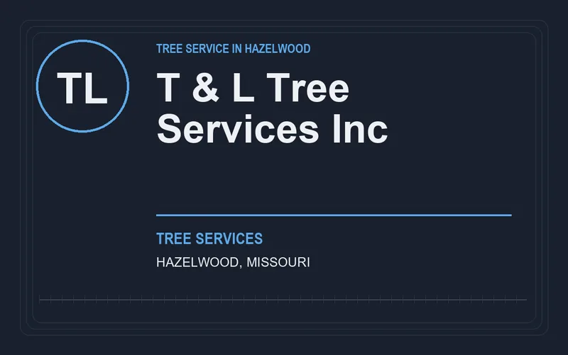 T & L Tree Services Inc in Hazelwood, Missouri