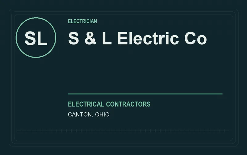 S & L Electric Co in Canton, Ohio