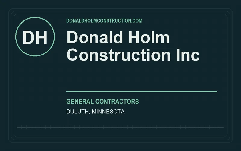 Donald Holm Construction Inc in Duluth, Minnesota