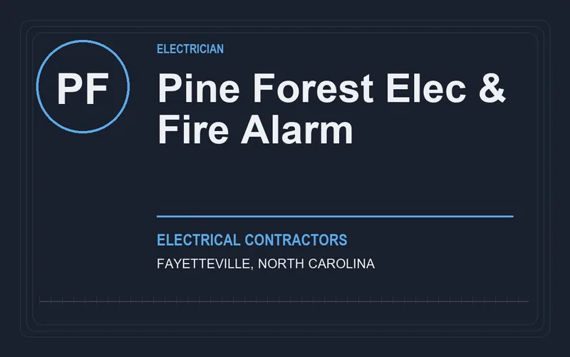 Pine Forest Elec & Fire Alarm in Fayetteville, North Carolina