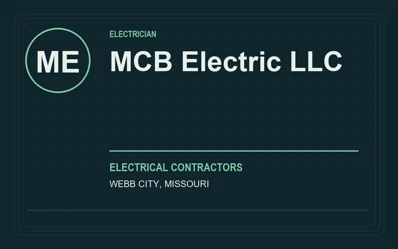 MCB Electric LLC in Webb City, Missouri