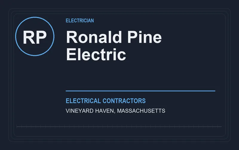 Ronald Pine Electric in Vineyard Haven, Massachusetts
