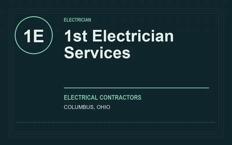 1st Electrician Services in Columbus, Ohio