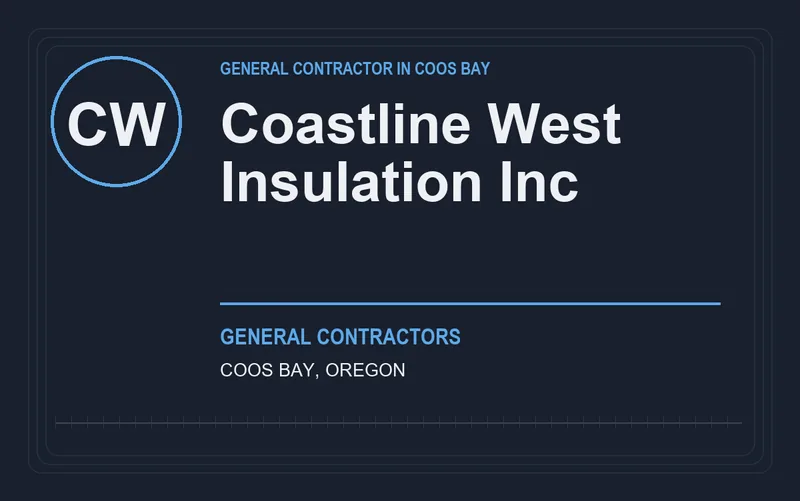 Coastline West Insulation Inc in Coos Bay, Oregon