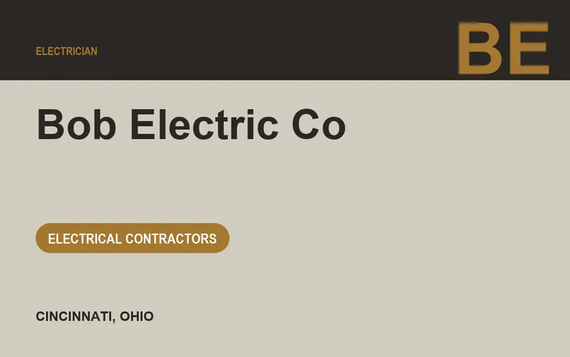 Bob Electric Co in Cincinnati, Ohio