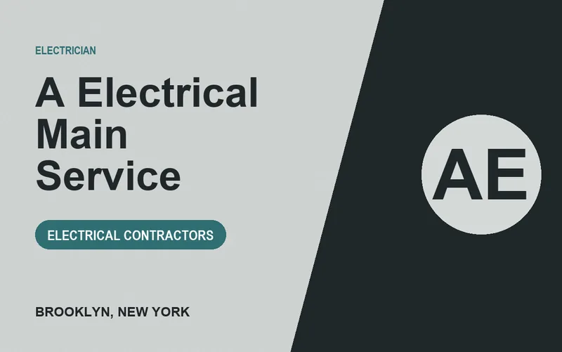 A Electrical Main Service in Brooklyn, New York