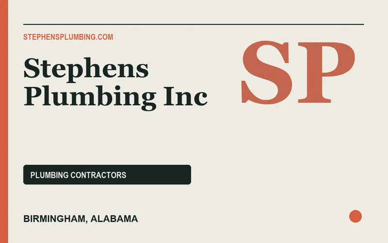 Stephens Plumbing Inc in Birmingham, Alabama