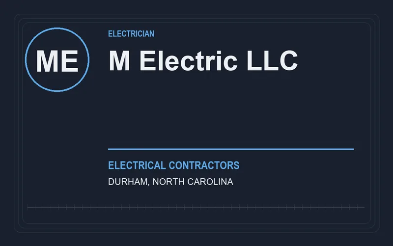 M ELECTRIC LLC in Durham, North Carolina