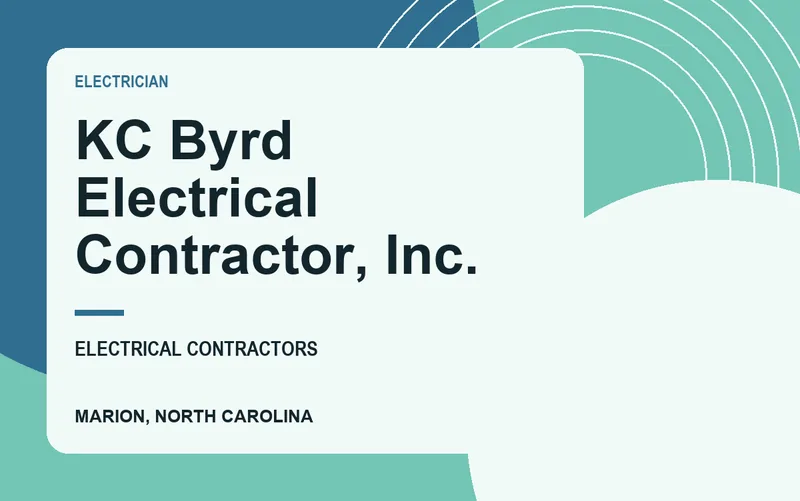 KC Byrd Electrical Contractor, Inc. in Marion, North Carolina