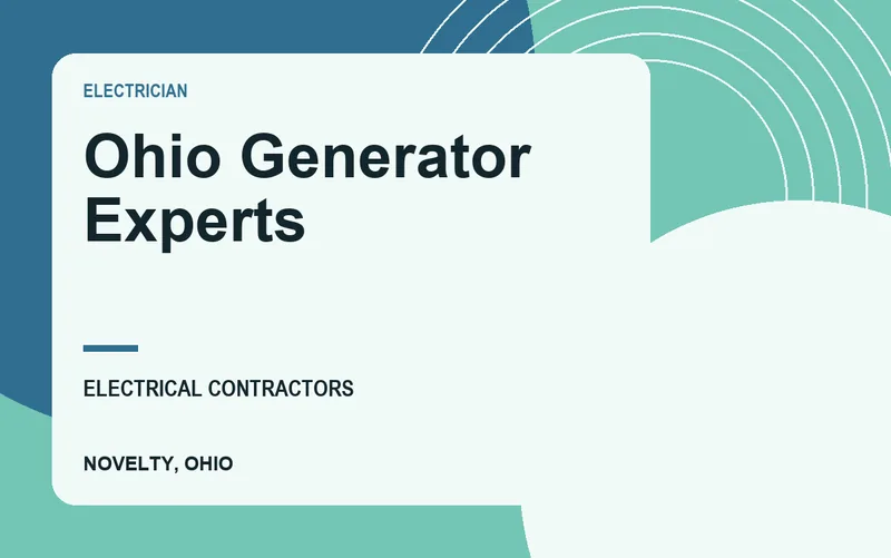 Ohio Generator Experts in Novelty, Ohio