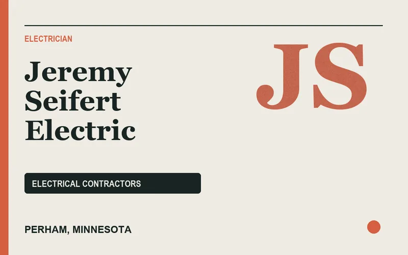 Jeremy Seifert Electric in Perham, Minnesota