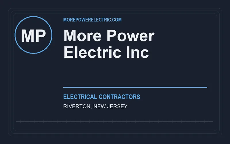 More Power Electric Inc in Riverton, New Jersey