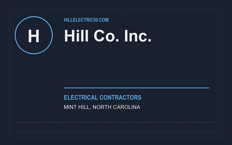 Hill Co. Inc. in Mint Hill, North Carolina