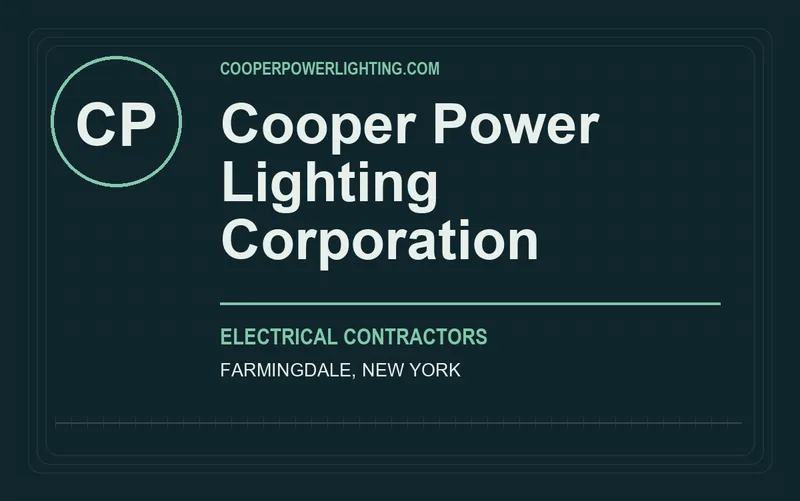 Cooper Power Lighting Corporation in Farmingdale, New York