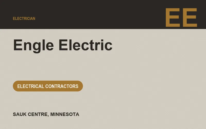Engle Electric in Sauk Centre, Minnesota