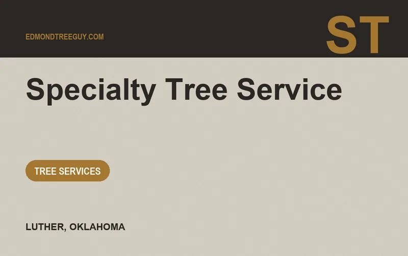 Specialty Tree Service in Luther, Oklahoma