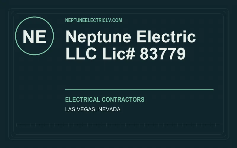 Neptune Electric LLC Lic# 83779 in Las Vegas, Nevada