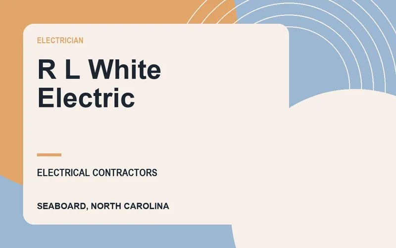 R L White Electric in Seaboard, North Carolina