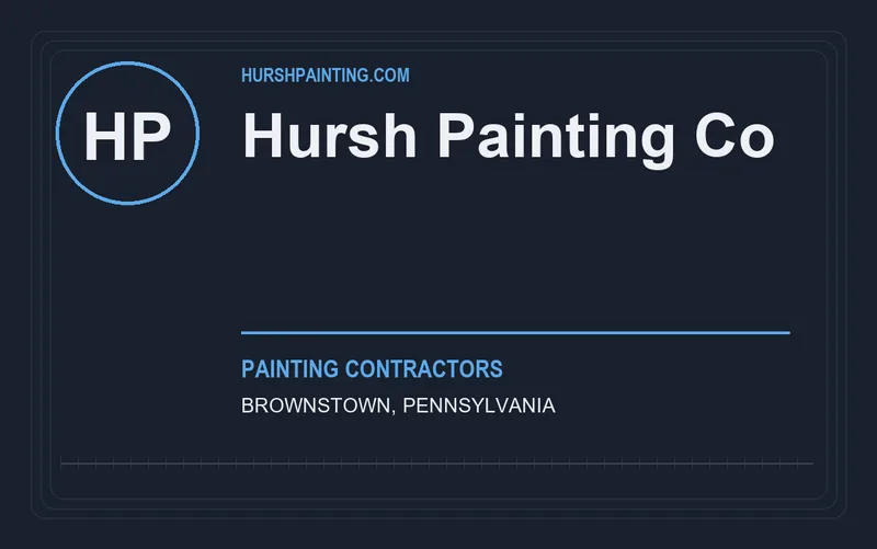 Hursh Painting Co in Brownstown, Pennsylvania