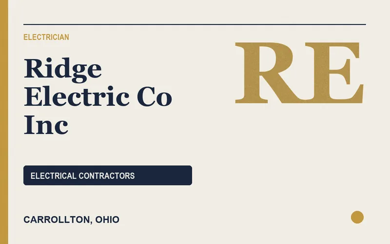 Ridge Electric Co Inc in Carrollton, Ohio