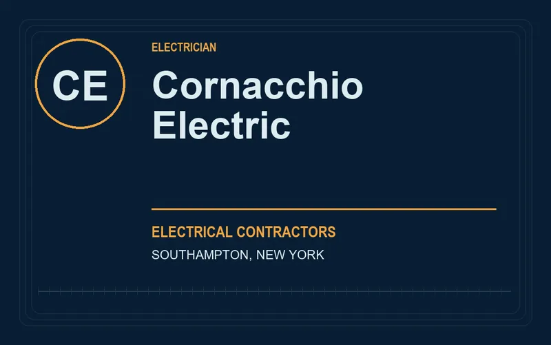 Cornacchio Electric in Southampton, New York