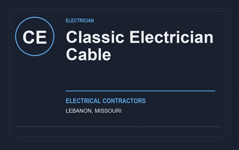 Classic Electrician Cable in Lebanon, Missouri