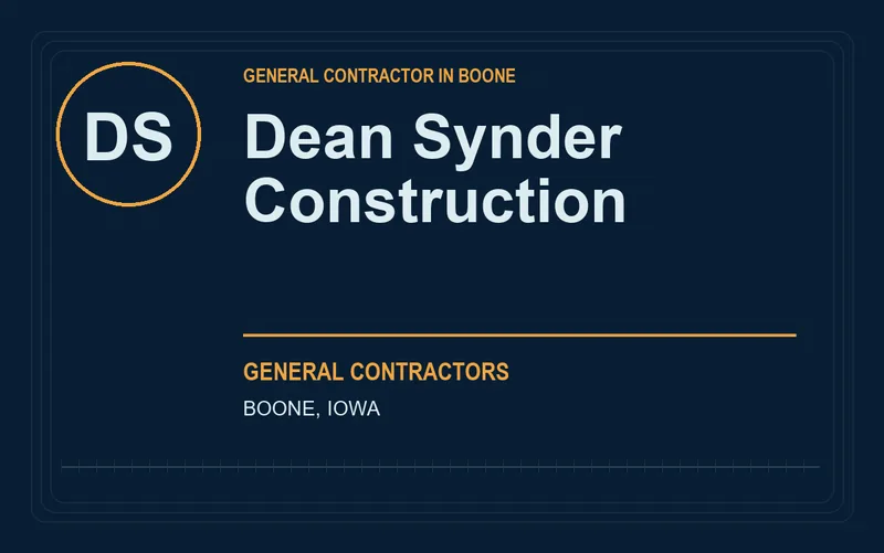 Dean Synder Construction in Boone, Iowa