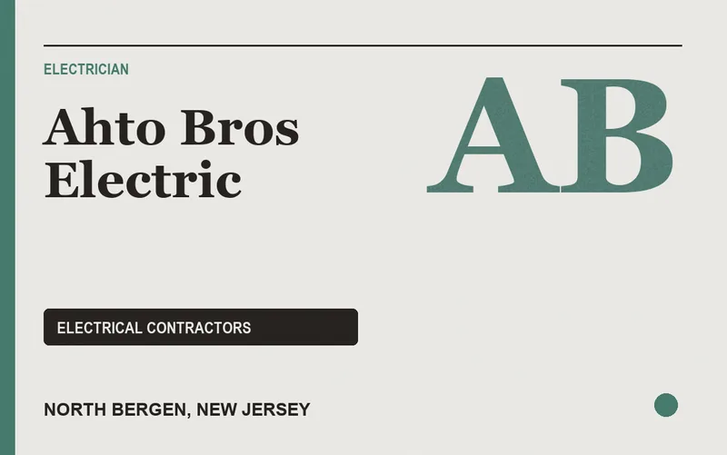Ahto Bros Electric in North Bergen, New Jersey