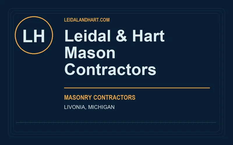 Leidal & Hart Mason Contractors in Livonia, Michigan