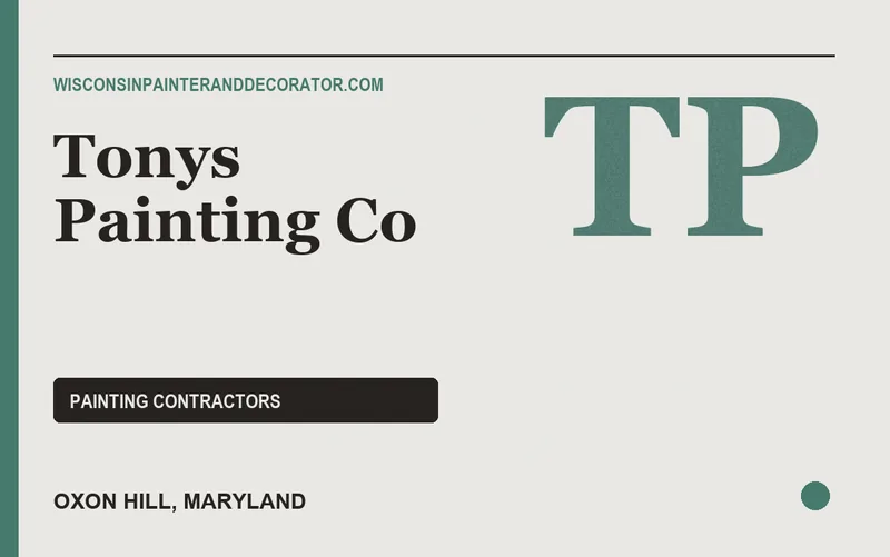TONYS PAINTING CO in Oxon Hill, Maryland