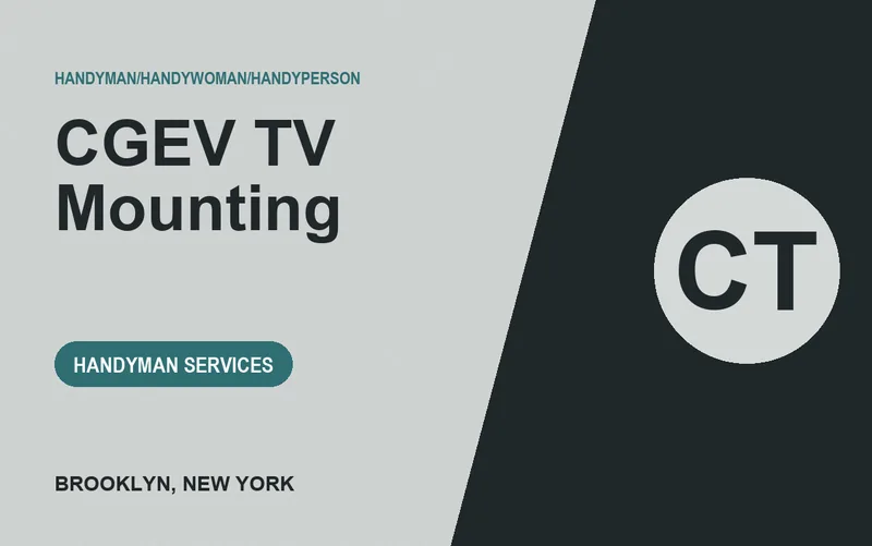 CGEV TV Mounting in Brooklyn, New York