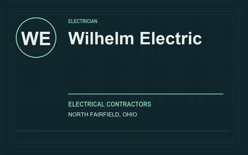Wilhelm Electric in North Fairfield, Ohio