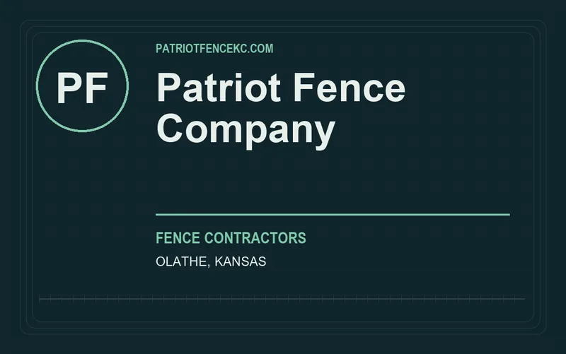 Patriot Fence Company in Olathe, Kansas