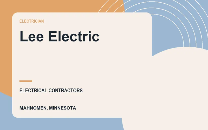 Lee Electric in Mahnomen, Minnesota