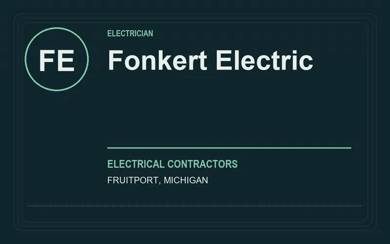 Fonkert Electric in Fruitport, Michigan