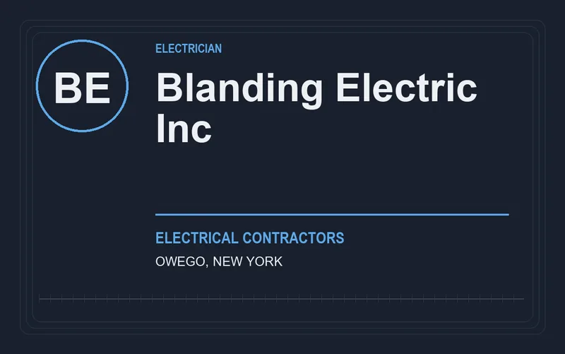 Blanding Electric Inc in Owego, New York