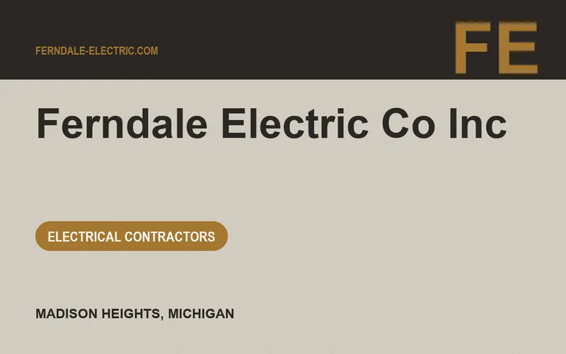 Ferndale Electric Co Inc in Madison Heights, Michigan
