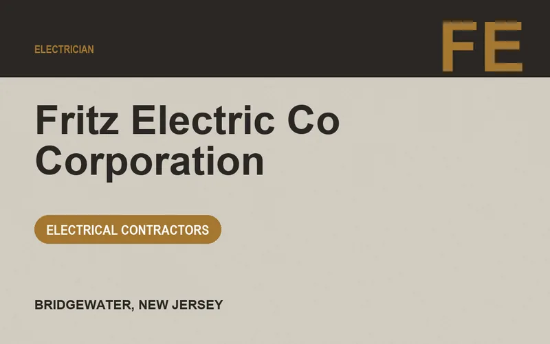Fritz Electric Co Corporation in Bridgewater, New Jersey